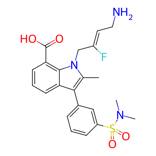 Chemical structure of BindingDB Monomer ID 454255