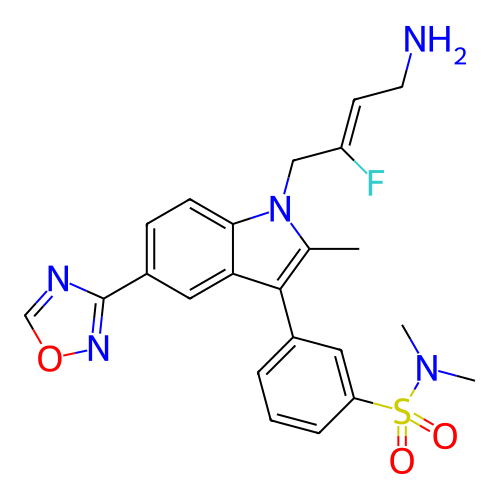 Chemical structure of BindingDB Monomer ID 454262