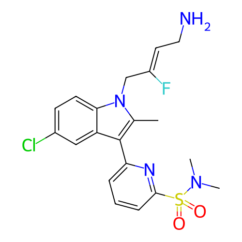 Chemical structure of BindingDB Monomer ID 454285