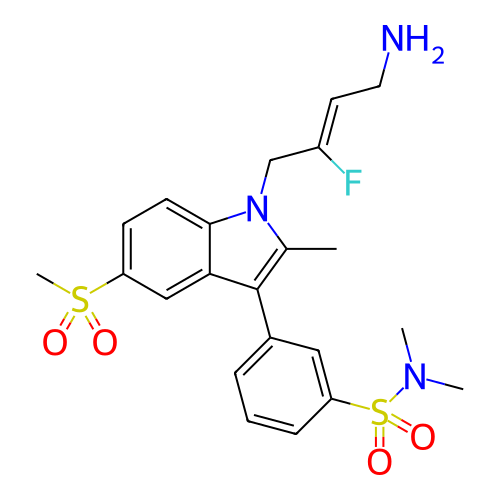 Chemical structure of BindingDB Monomer ID 454304