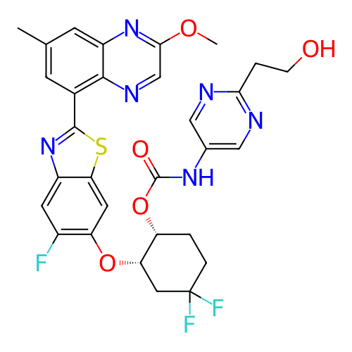 Chemical structure of BindingDB Monomer ID 454735