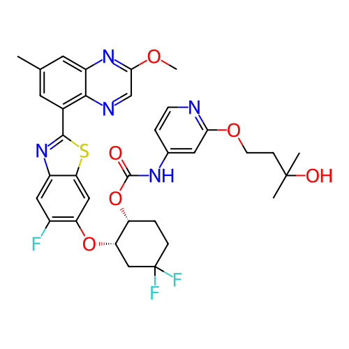 Chemical structure of BindingDB Monomer ID 454740