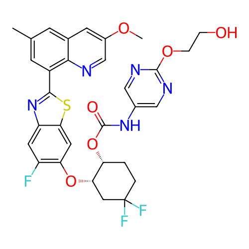 Chemical structure of BindingDB Monomer ID 454747