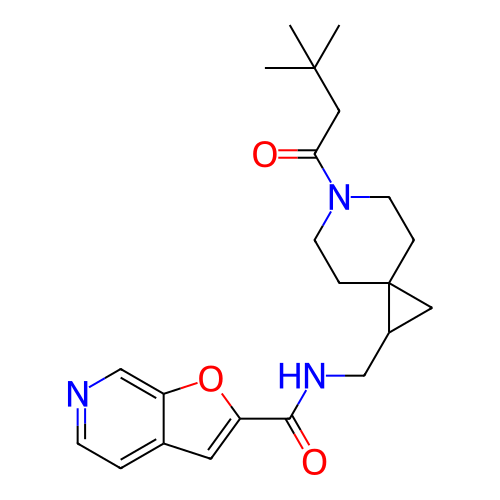 Chemical structure of BindingDB Monomer ID 455430