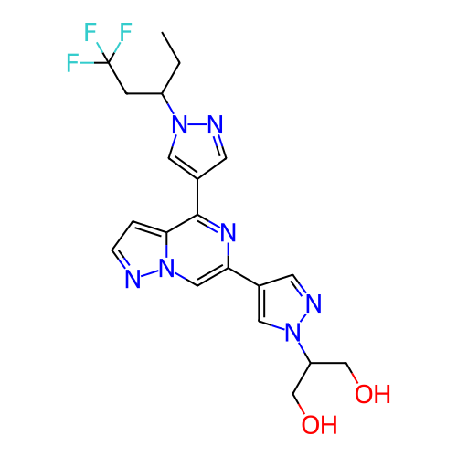 Chemical structure of BindingDB Monomer ID 455545