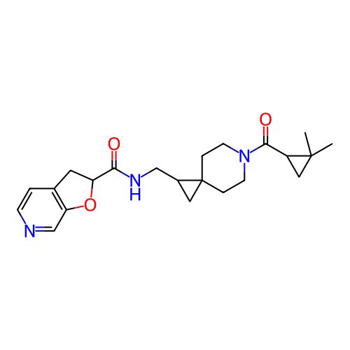 Chemical structure of BindingDB Monomer ID 455781