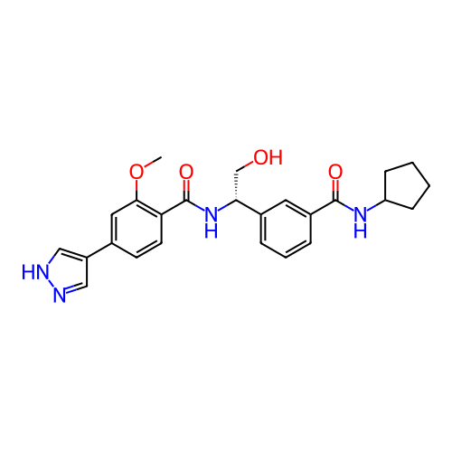 Chemical structure of BindingDB Monomer ID 457015