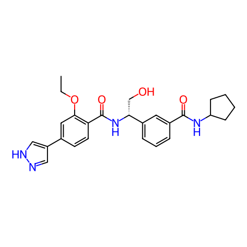 Chemical structure of BindingDB Monomer ID 457033