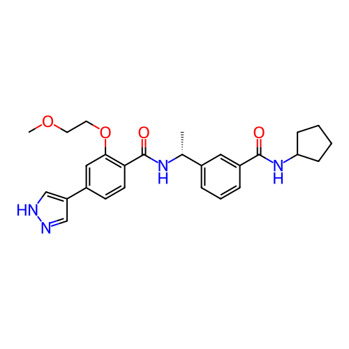 Chemical structure of BindingDB Monomer ID 457037
