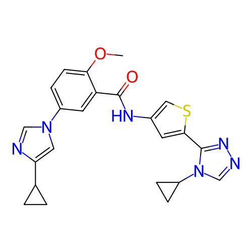 Chemical structure of BindingDB Monomer ID 457825