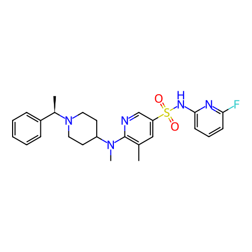 Chemical structure of BindingDB Monomer ID 458292