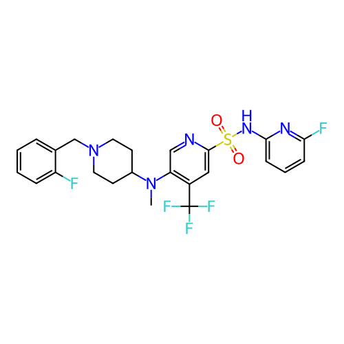 Chemical structure of BindingDB Monomer ID 458300