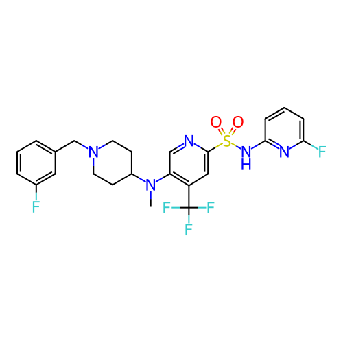 Chemical structure of BindingDB Monomer ID 458302