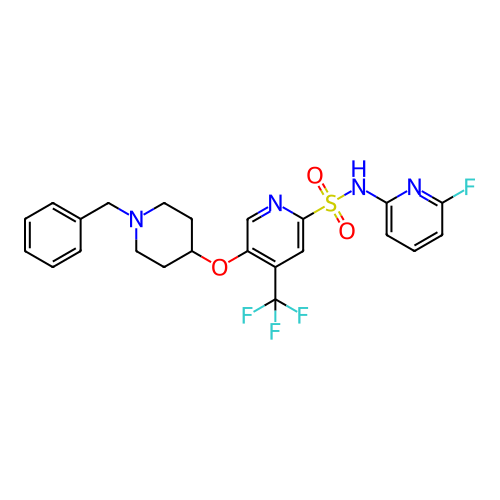 Chemical structure of BindingDB Monomer ID 458316