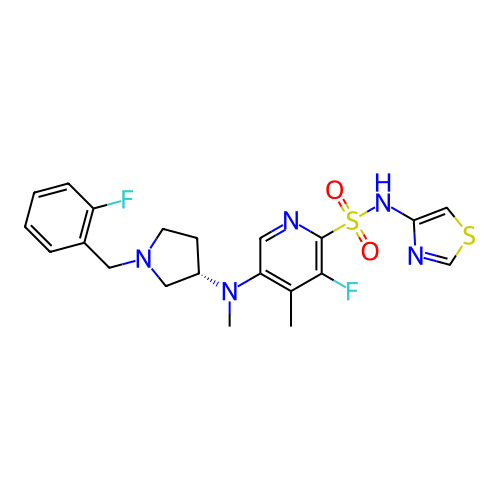 Chemical structure of BindingDB Monomer ID 458319