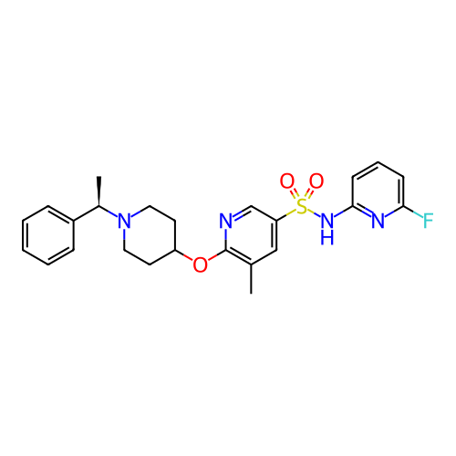 Chemical structure of BindingDB Monomer ID 458323
