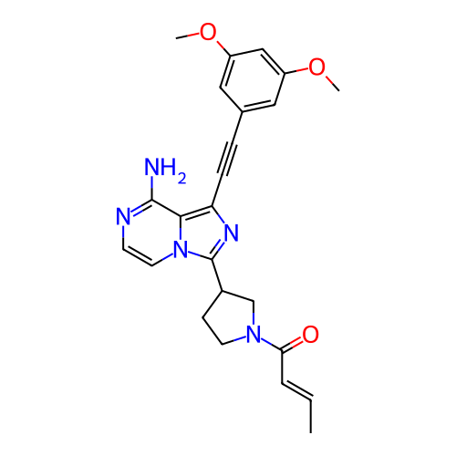 Chemical structure of BindingDB Monomer ID 458376