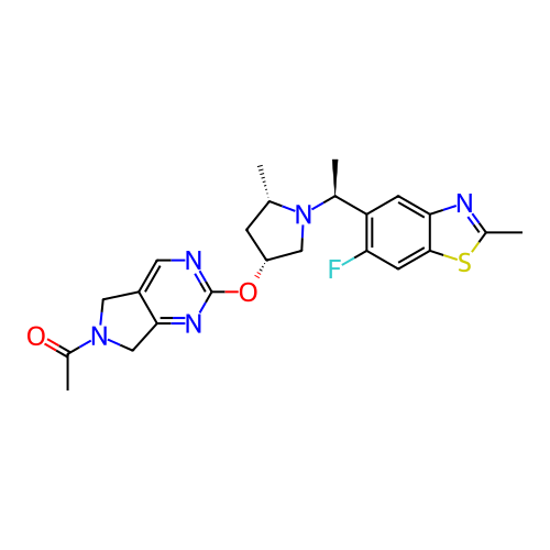 Chemical structure of BindingDB Monomer ID 458386