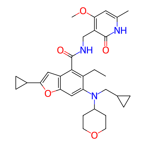 Chemical structure of BindingDB Monomer ID 458821