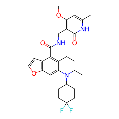 Chemical structure of BindingDB Monomer ID 458824