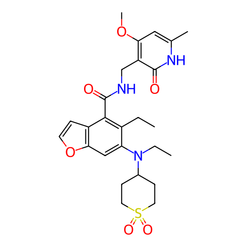 Chemical structure of BindingDB Monomer ID 458826