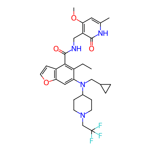 Chemical structure of BindingDB Monomer ID 458827