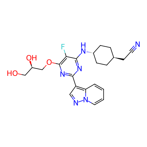 Chemical structure of BindingDB Monomer ID 458854