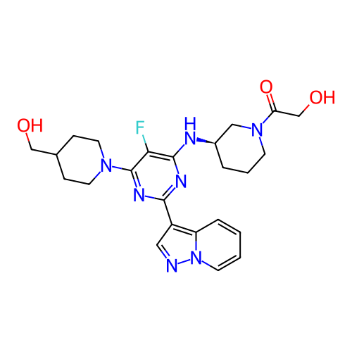 Chemical structure of BindingDB Monomer ID 458870