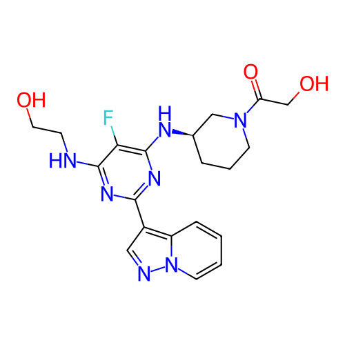 Chemical structure of BindingDB Monomer ID 458871
