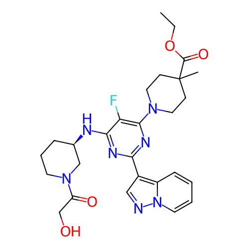 Chemical structure of BindingDB Monomer ID 458876