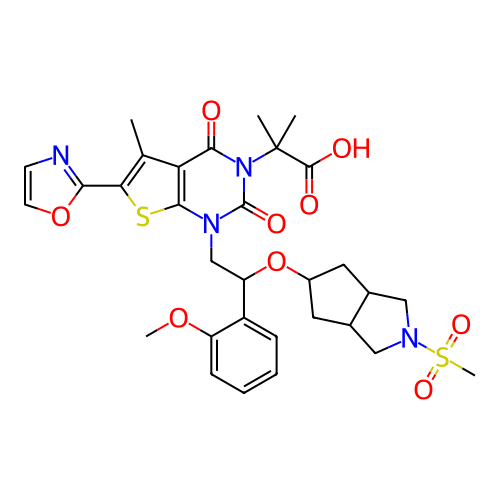 Chemical structure of BindingDB Monomer ID 459201