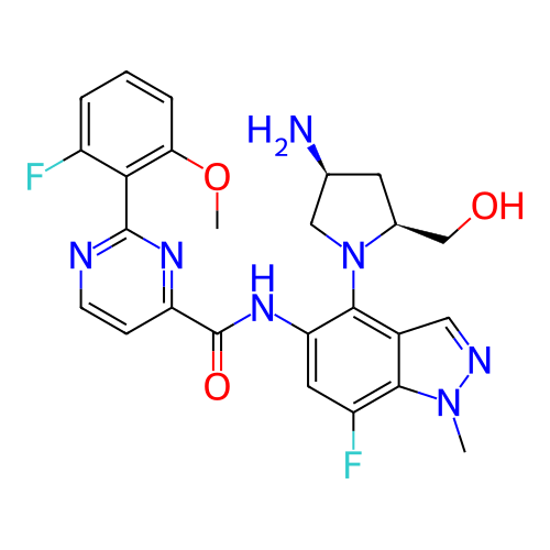 Chemical structure of BindingDB Monomer ID 459441