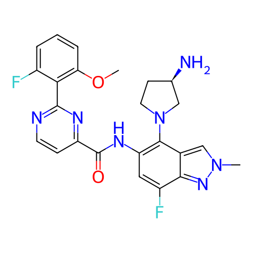 Chemical structure of BindingDB Monomer ID 459444