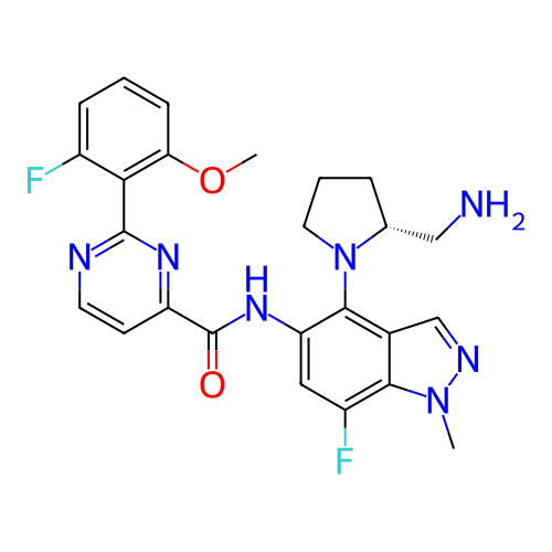 Chemical structure of BindingDB Monomer ID 459454