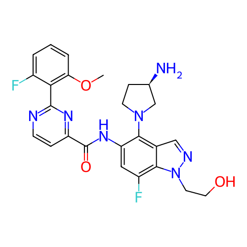 Chemical structure of BindingDB Monomer ID 459465