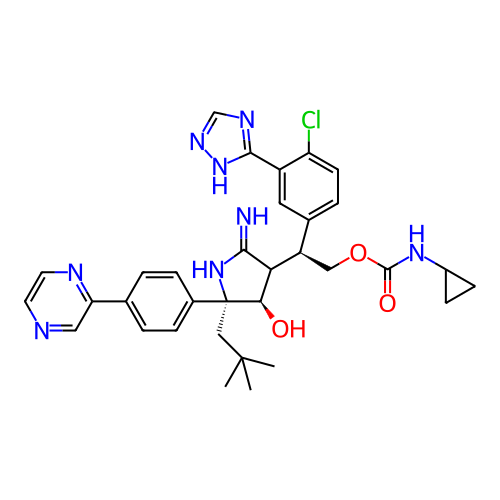 Chemical structure of BindingDB Monomer ID 460914
