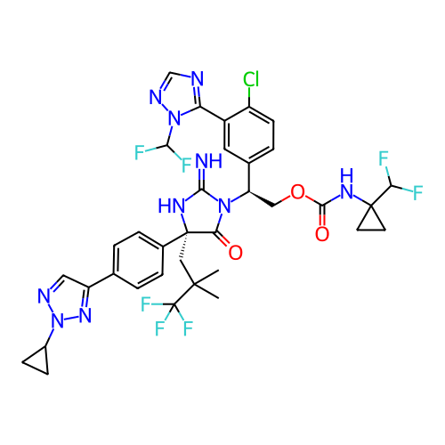 Chemical structure of BindingDB Monomer ID 461034