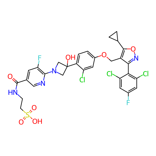 Chemical structure of BindingDB Monomer ID 461253