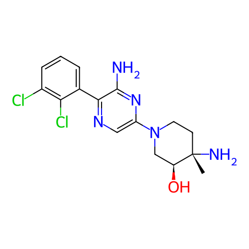 Chemical structure of BindingDB Monomer ID 461308