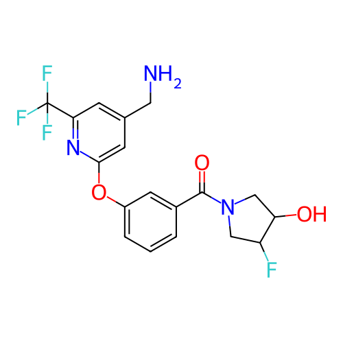 Chemical structure of BindingDB Monomer ID 461420
