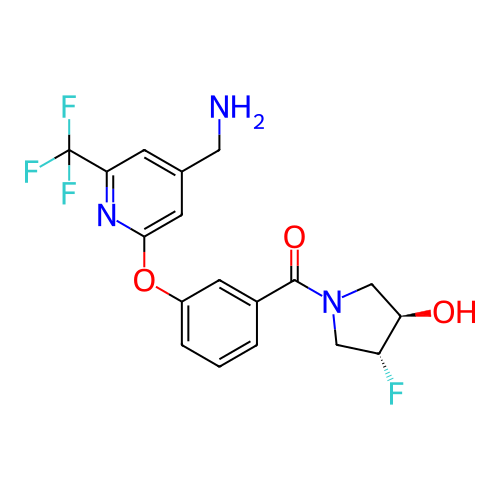 Chemical structure of BindingDB Monomer ID 461421