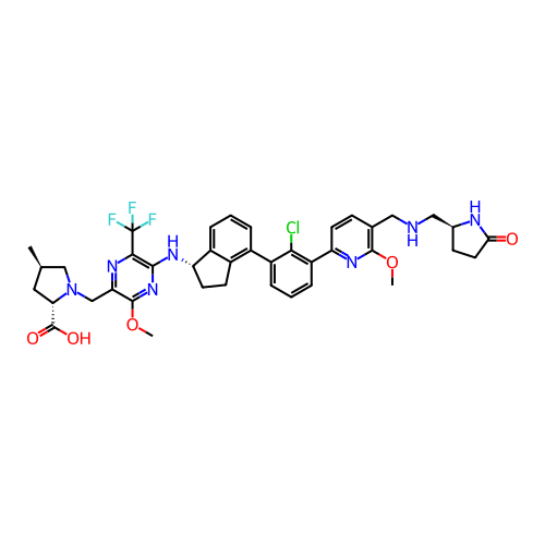 Chemical structure of BindingDB Monomer ID 461500