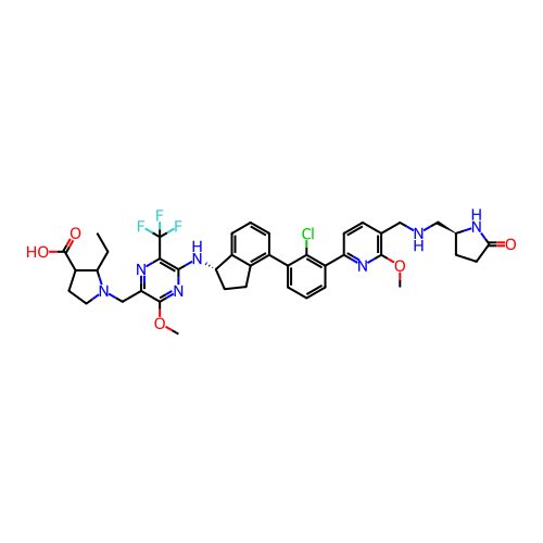 Chemical structure of BindingDB Monomer ID 461501