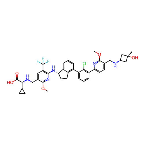 Chemical structure of BindingDB Monomer ID 461514