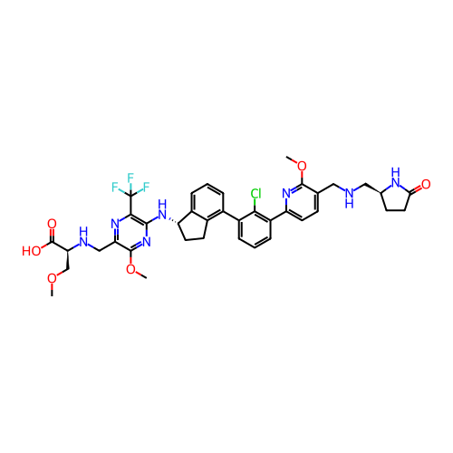 Chemical structure of BindingDB Monomer ID 461524