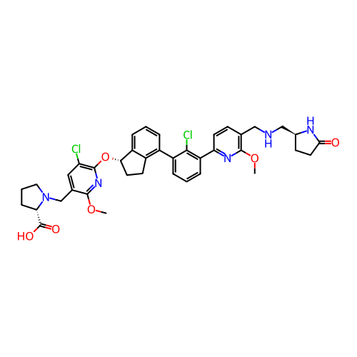 Chemical structure of BindingDB Monomer ID 461551