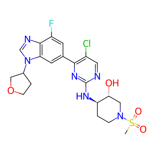 Chemical structure of BindingDB Monomer ID 462097