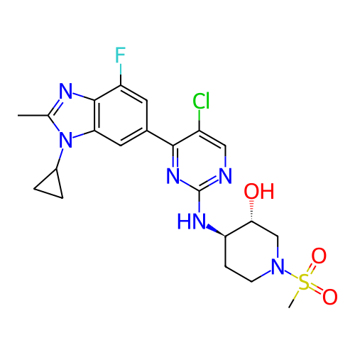 Chemical structure of BindingDB Monomer ID 462156