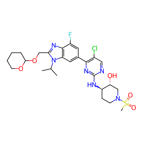 Chemical structure of BindingDB Monomer ID 462169