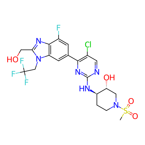 Chemical structure of BindingDB Monomer ID 462172